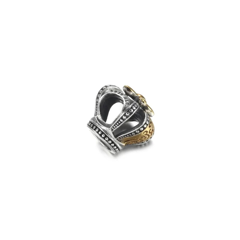 (kép) PANDORA kéttónusú korona charm - 799340C00 - Megtekintés 3