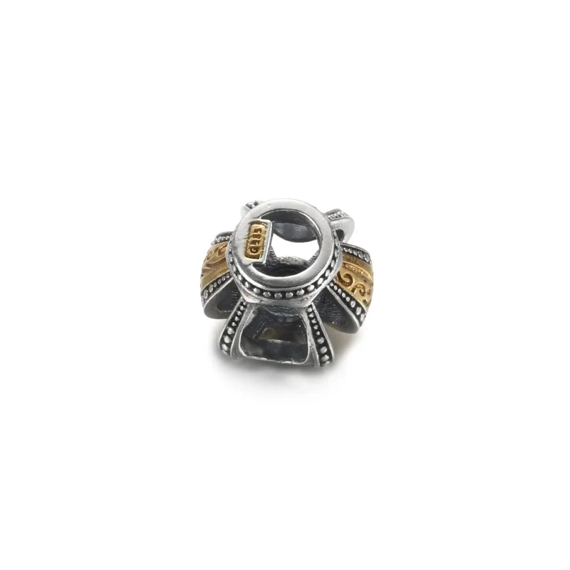 (kép) PANDORA kéttónusú korona charm - 799340C00 - Megtekintés 4