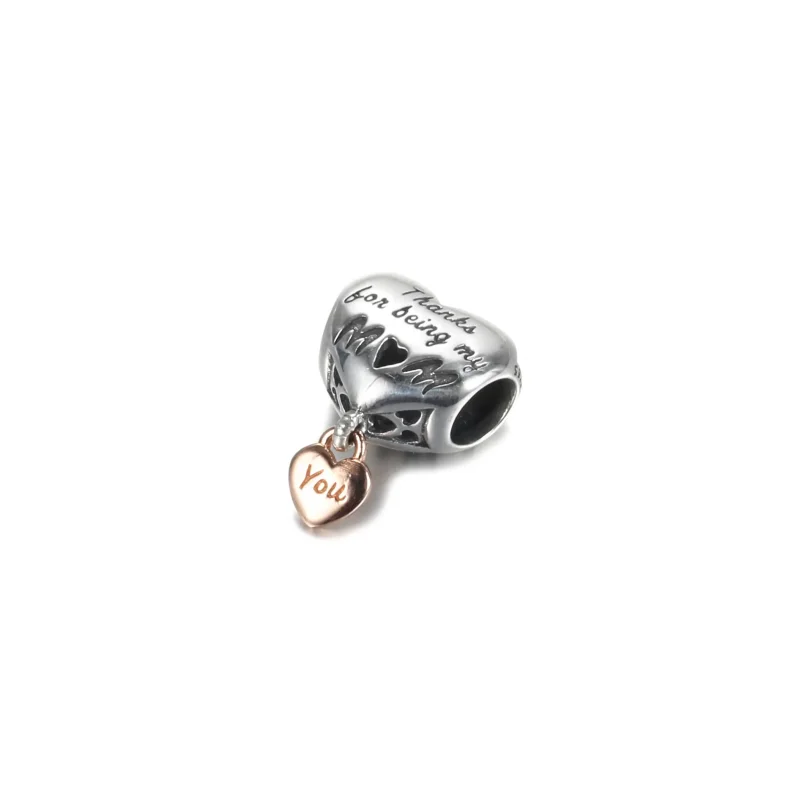 (kép) PANDORA "Love You Mum" szív charm - 788830C00 - Megtekintés 3