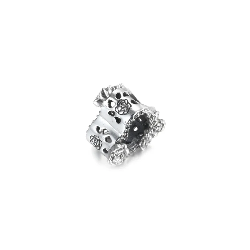 (kép) PANDORA nyitott szív és rózsavirágok charm 799281C01 - Megtekintés 4