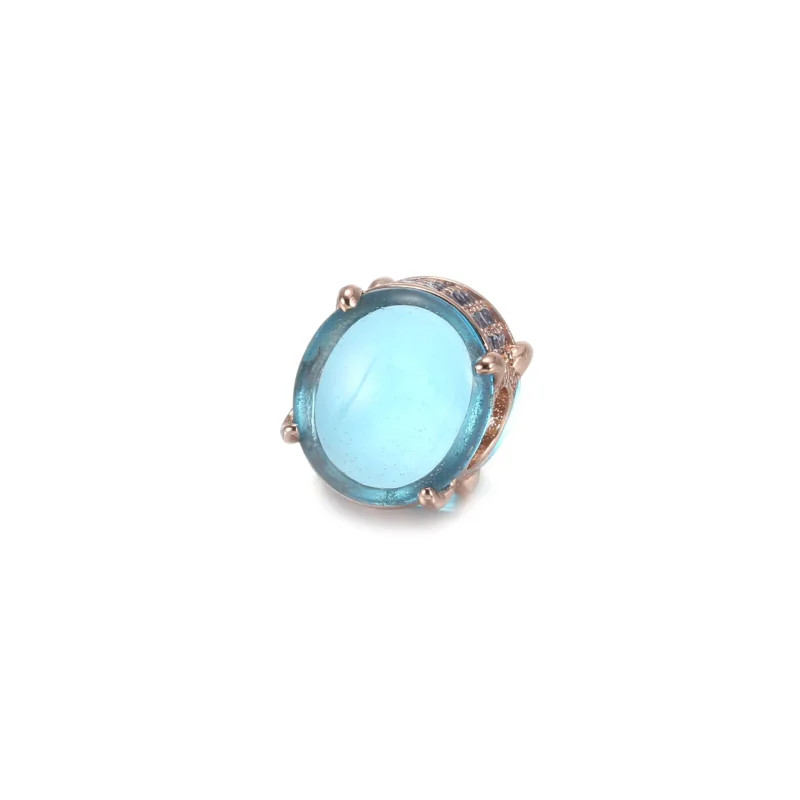 (kép) PANDORA ovális kék cabochon charm - 789309C01 - Megtekintés 2