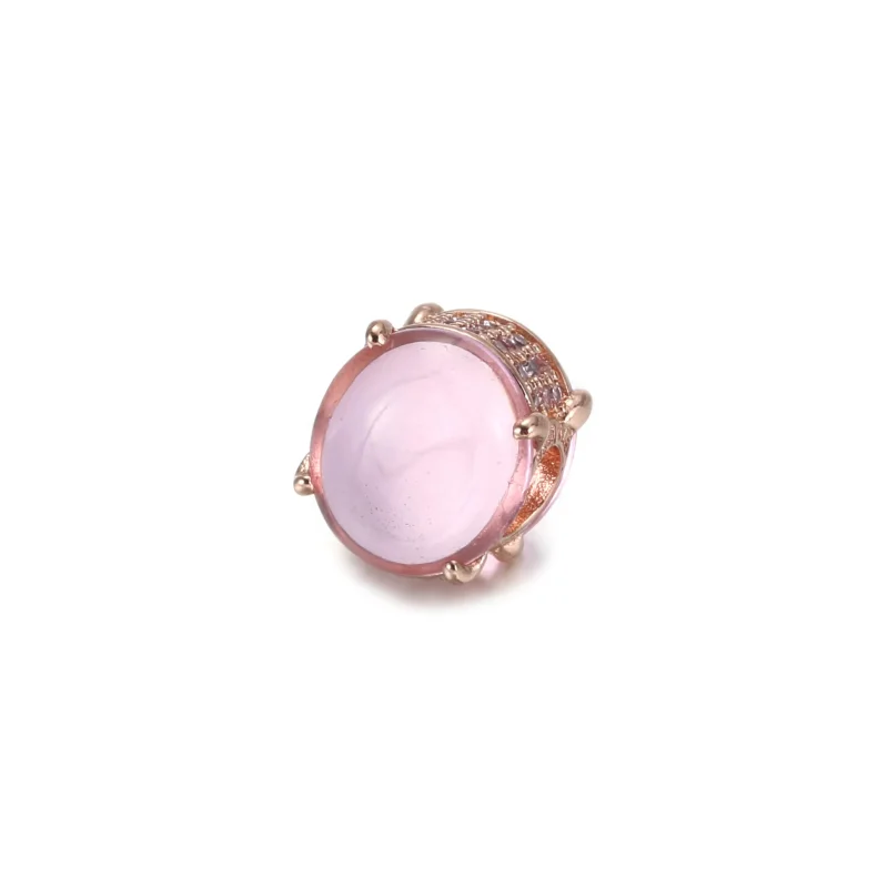 (kép) PANDORA ovális rózsaszín cabochon charm - 789309C02 - Megtekintés 2