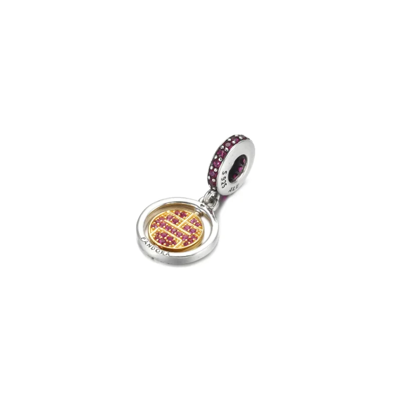 (kép) PANDORA Spinning Lucky Függő Charm - 769282C01 - Megtekintés 2