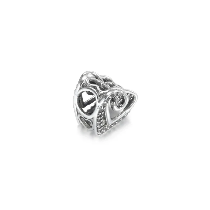 (kép) PANDORA szikrázó összefonódó szívek charm 799270C01 - Megtekintés 3