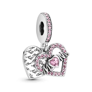PANDORA szív és anya függő - 799402C01 (kép) PANDORA szív és anya függő - 799402C01