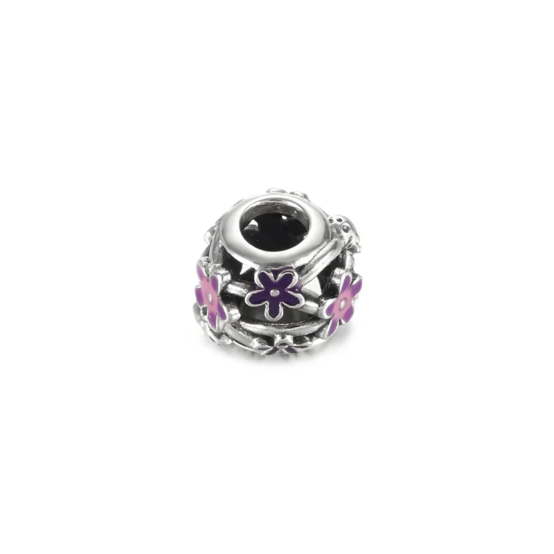 (kép) PANDORA Áttört lila százszorszép charm 798772C02 - Megtekintés 4