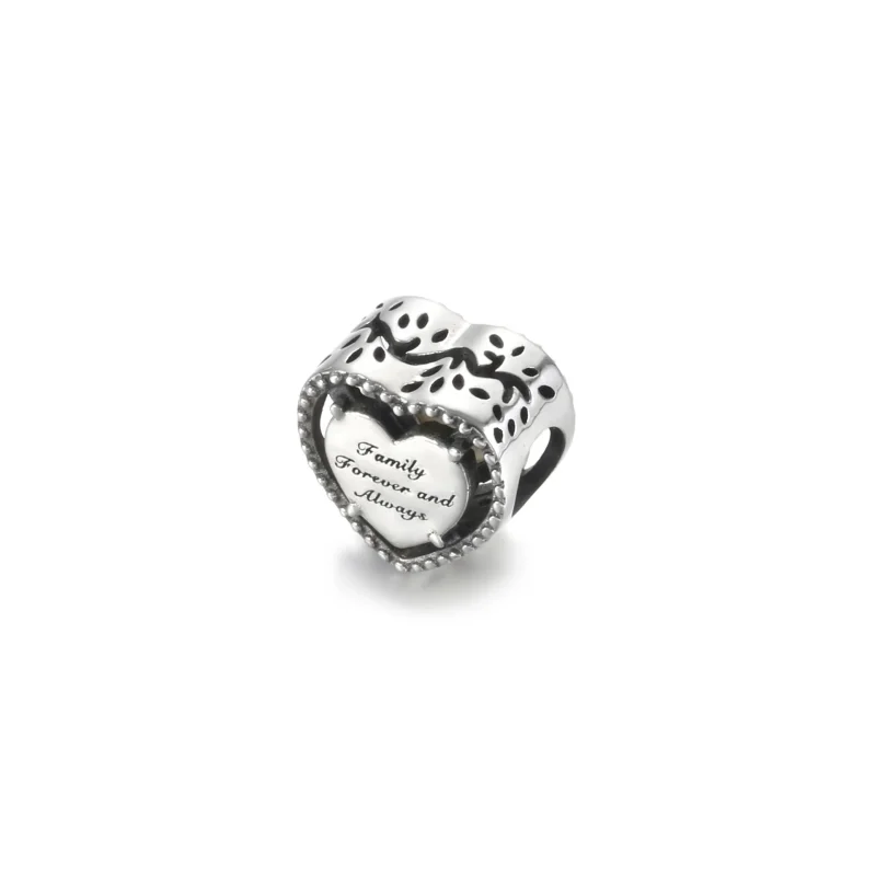 (kép) PANDORA Áttört szív és családfa charm 799413C01 - Megtekintés 3
