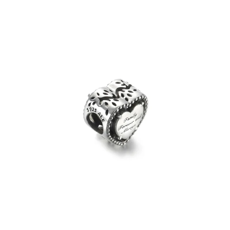 (kép) PANDORA Áttört szív és családfa charm 799413C01 - Megtekintés 4