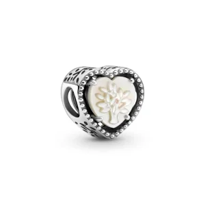 (kép) PANDORA Áttört szív és családfa charm 799413C01