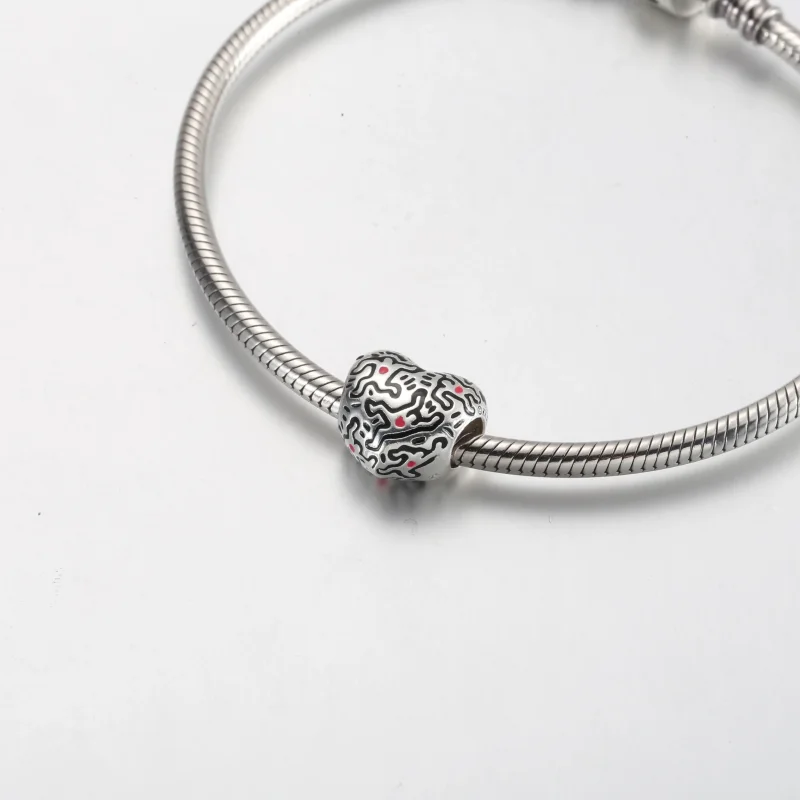 (kép) Keith Haring™ x Pandora Line Art People Charm - 792224C01 - Megtekintés 5