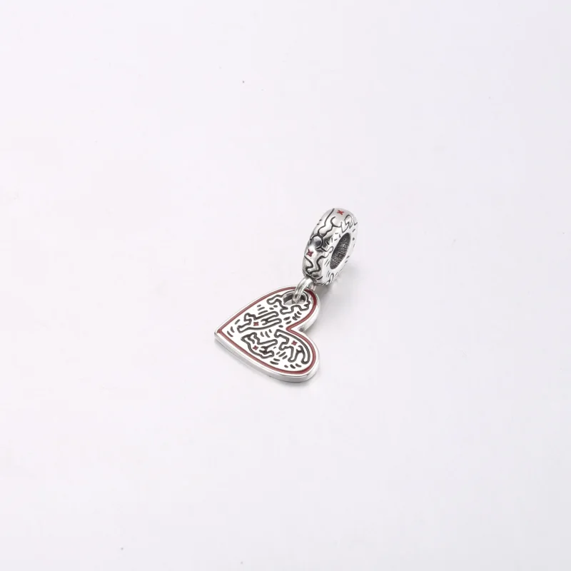 (kép) Keith Haring™ x Pandora Line Art People Heart Dangle Charm - 792215C01 - Megtekintés 2