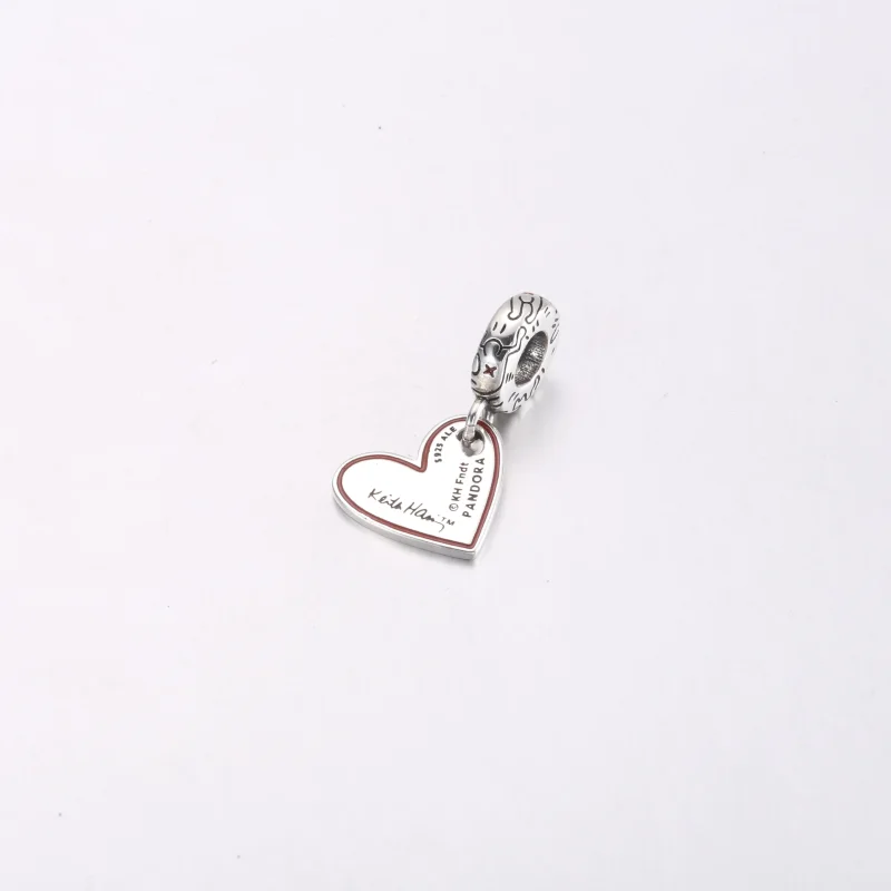 (kép) Keith Haring™ x Pandora Line Art People Heart Dangle Charm - 792215C01 - Megtekintés 3