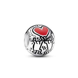 (kép) Keith Haring™ x Pandora Love & Figures Charm - 792225C01
