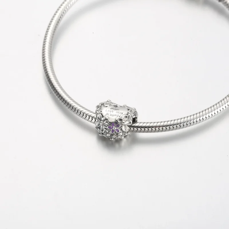 (kép) Pandora Anyu százszorszép szív charm - 791155C01 - Megtekintés 5
