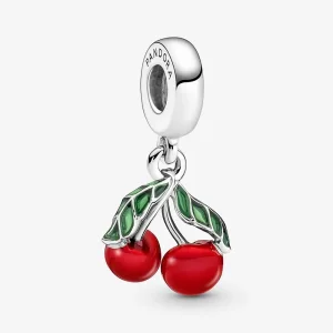 (kép) Pandora Aszimmetrikus cseresznye függő charm - 791583C01