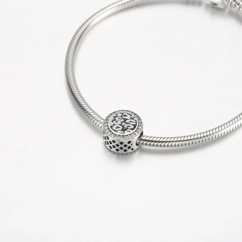 (kép) Pandora Black Leopard print sterling silver charm - 792016CZ_E023 - Megtekintés 5