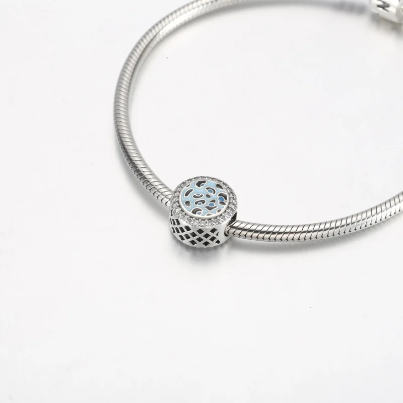 (kép) Pandora Blue Leopard print sterling silver charm - 792016CZ_E024 - Megtekintés 5