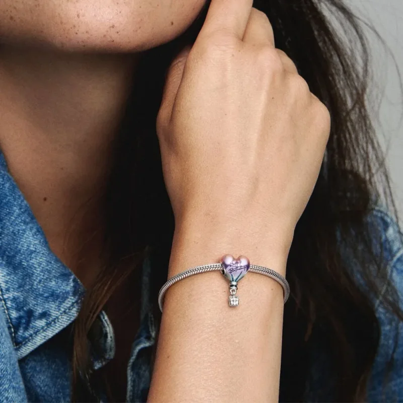 (kép) Pandora Boldog születésnapot hőlégballon charm - 791501C01 - Megtekintés 5