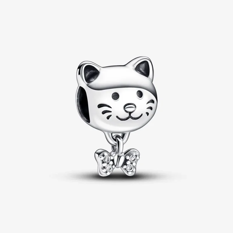 (kép) Pandora Cica és masni charm - 792255C01