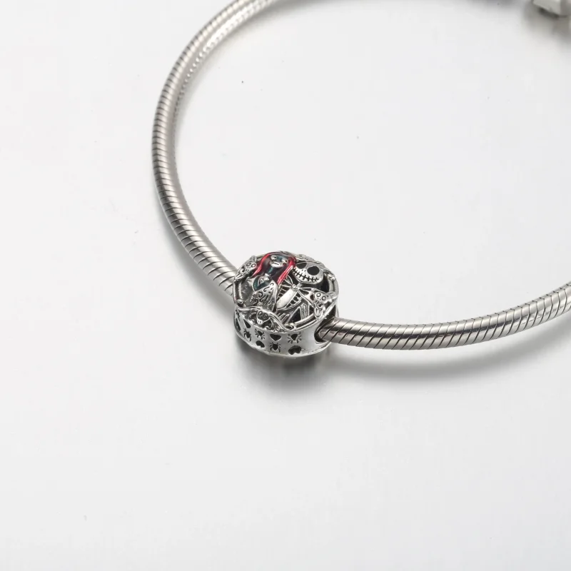 (kép) Pandora Disney Karácsonyi lidércnyomás charm - 792292C01 - Megtekintés 5