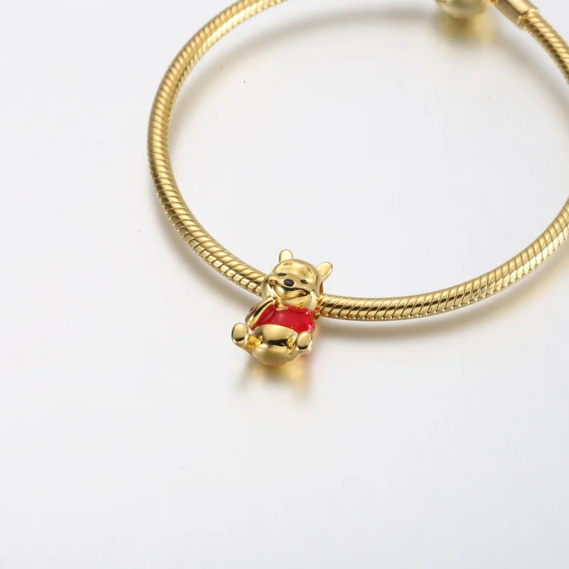 (kép) Pandora Disney Micimackó charm - 762212C01 - Megtekintés 5