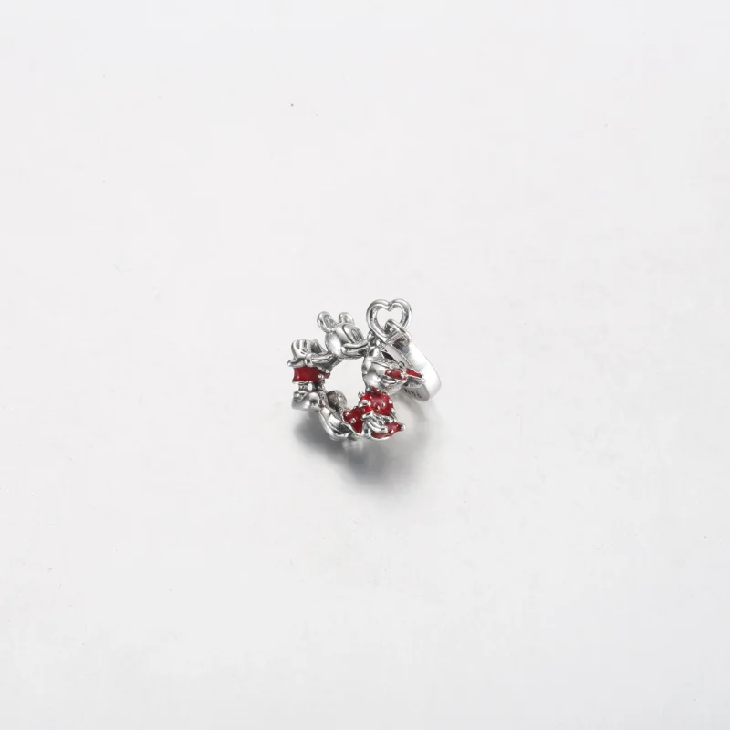 (kép) Pandora Disney Mickey egér és Minnie egér csók függő charm - 790075C01 - Megtekintés 2