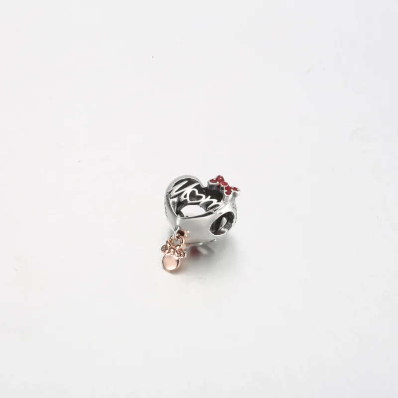 (kép) Pandora Disney Minnie Egér anyai szív charm - 781142C01 - Megtekintés 2