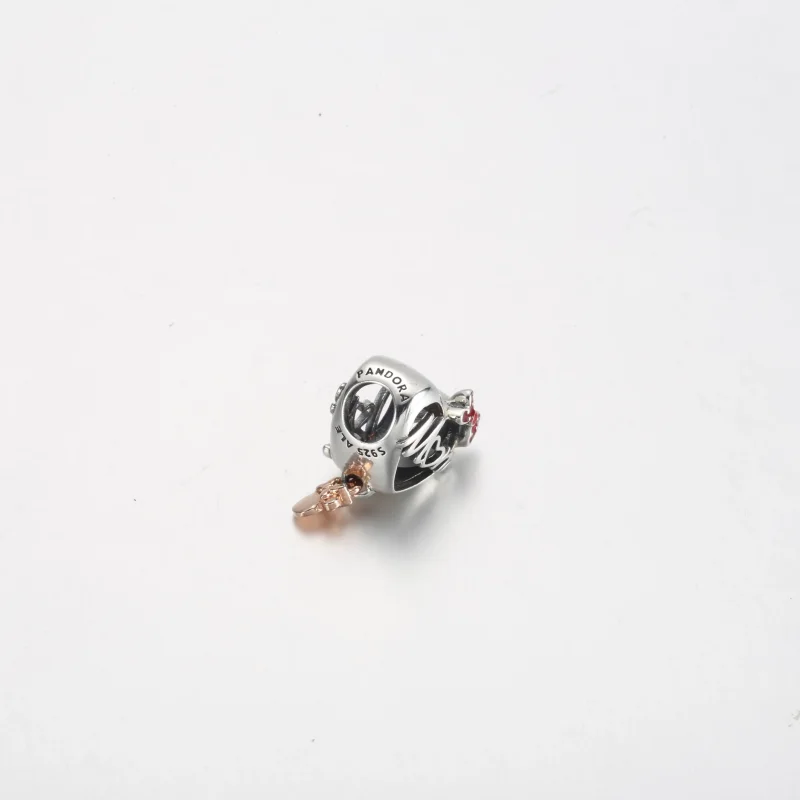 (kép) Pandora Disney Minnie Egér anyai szív charm - 781142C01 - Megtekintés 3