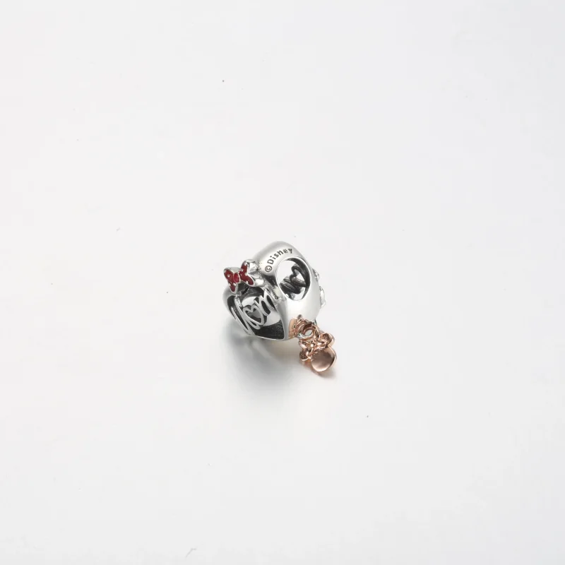 (kép) Pandora Disney Minnie Egér anyai szív charm - 781142C01 - Megtekintés 4