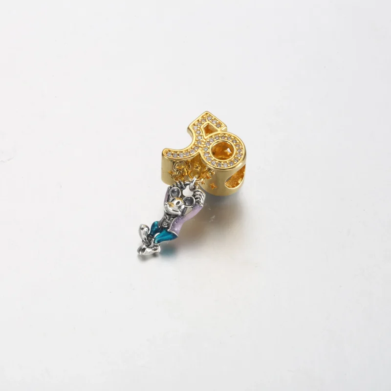 (kép) Pandora Disney Parks Mickey Mouse 50th Anniversary Dangle Charm - 769597C01 - Megtekintés 2