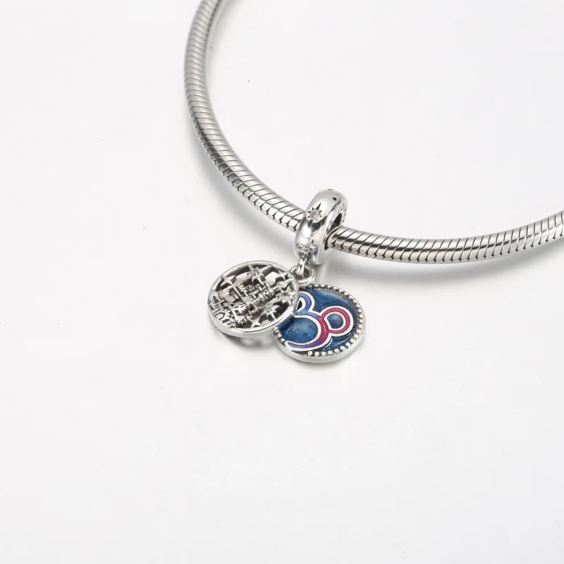 (kép) Pandora Disneyland Párizs 30. évfordulója Dangle Charm - 791674C01 - Megtekintés 4