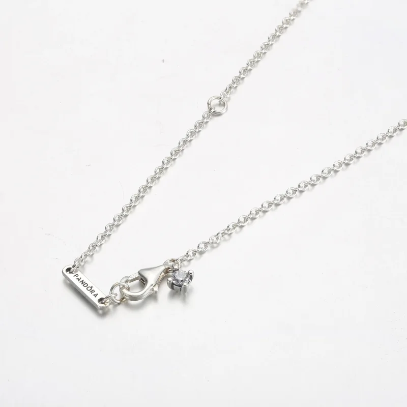 (kép) Pandora Dupla szív medálos szikrázó collier nyaklánc - 391229C01 - Megtekintés 4