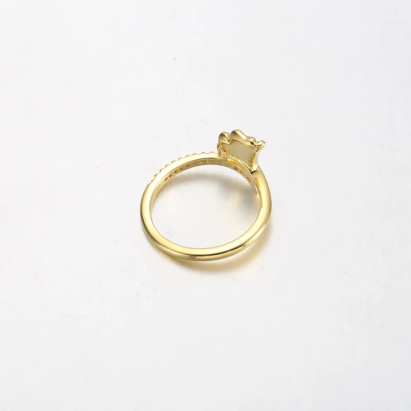 (kép) Pandora Ginkgo 14 karátos aranyozott gyűrű - 162444C01 - Megtekintés 4