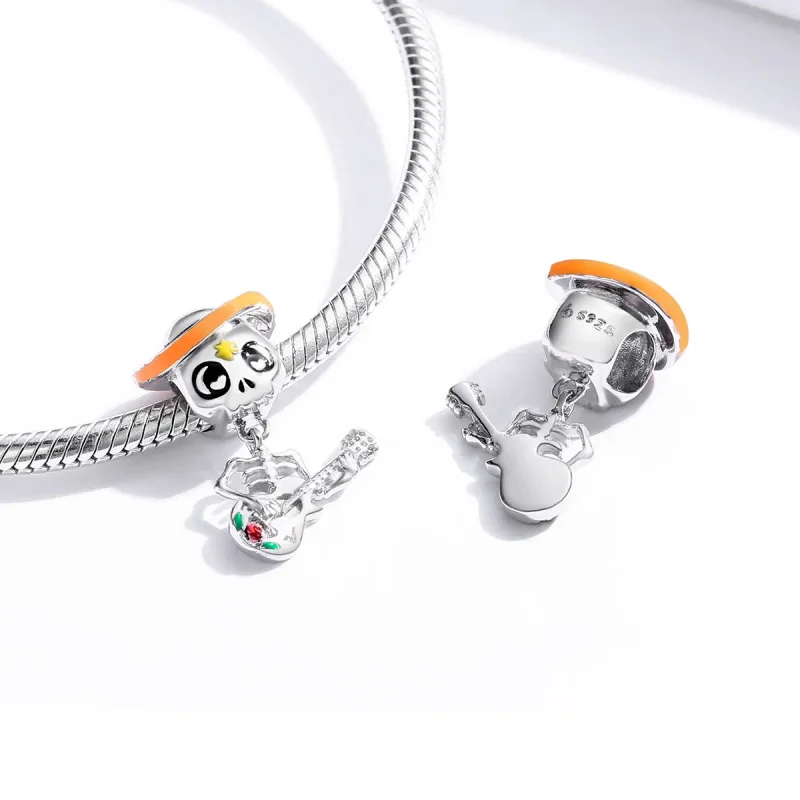 (kép) PANDORA Gitár Koponya Ember Charm - BSC327 - Megtekintés 4
