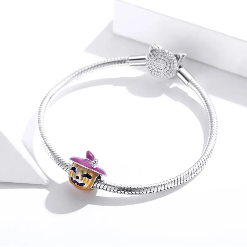 (kép) PANDORA Halloween sütőtök Charm - BSC329 - Megtekintés 3