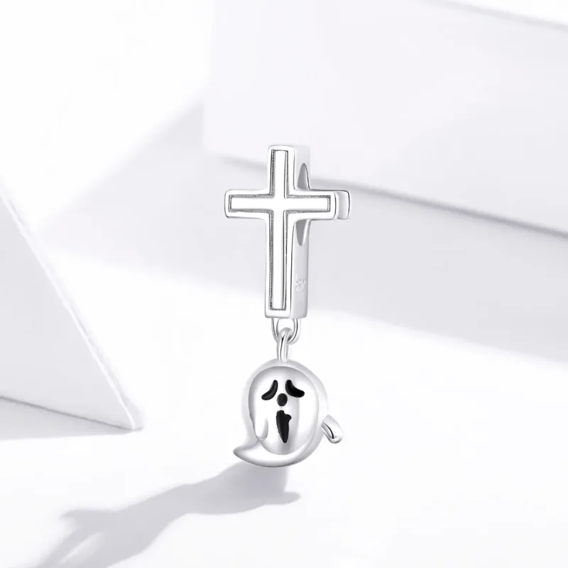 (kép) PANDORA Halloween szellem Charm - BSC328 - Megtekintés 2