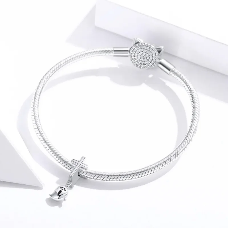 (kép) PANDORA Halloween szellem Charm - BSC328 - Megtekintés 3