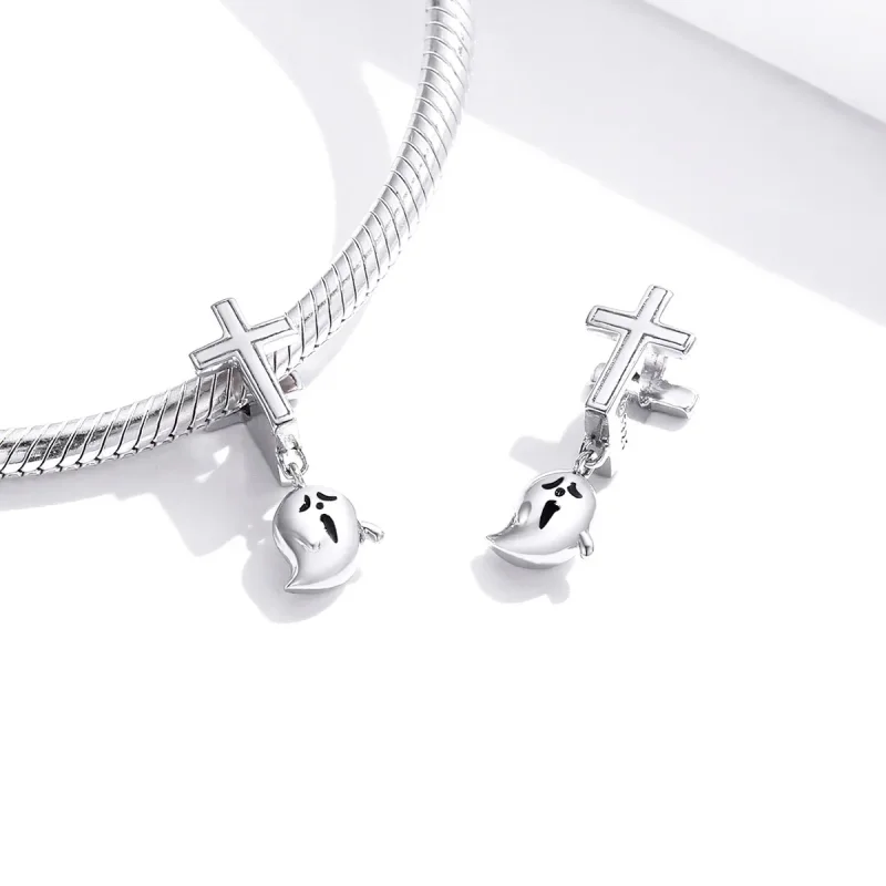 (kép) PANDORA Halloween szellem Charm - BSC328 - Megtekintés 4