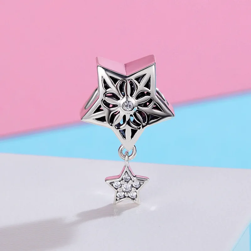 (kép) PANDORA Hócsillag Charm - SCC371 - Megtekintés 3