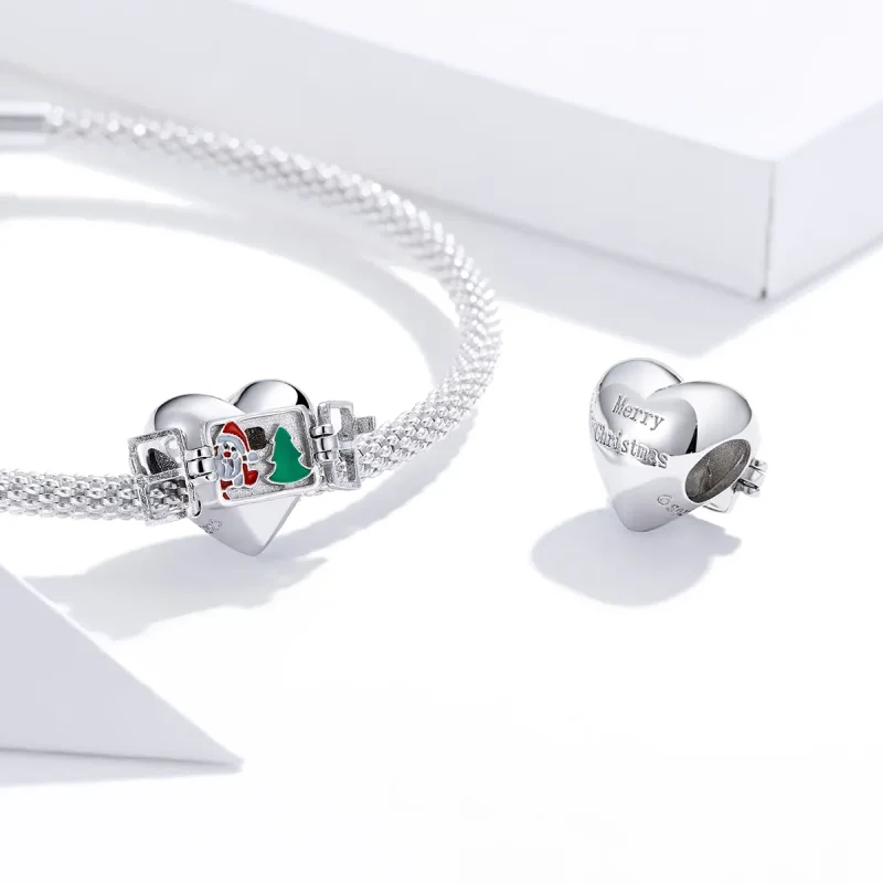 (kép) PANDORA Karácsonyi üdvözlet Charm - BSC376 - Megtekintés 4