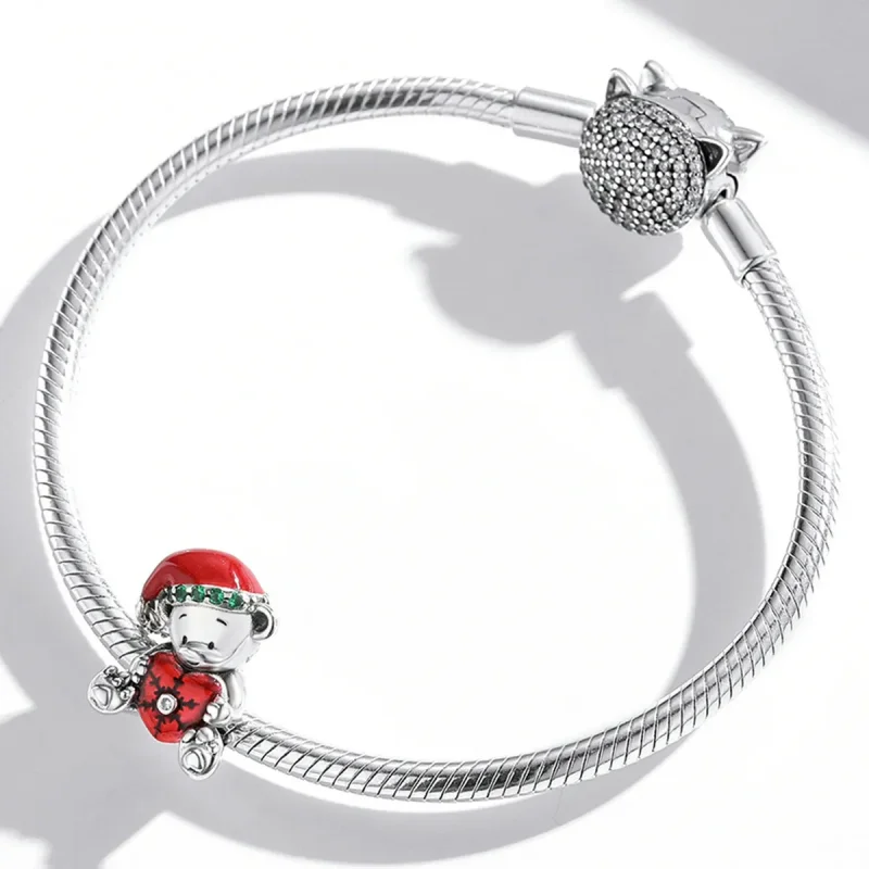 (kép) PANDORA Karácsonyi medve Charm - SCC2035 - Megtekintés 3