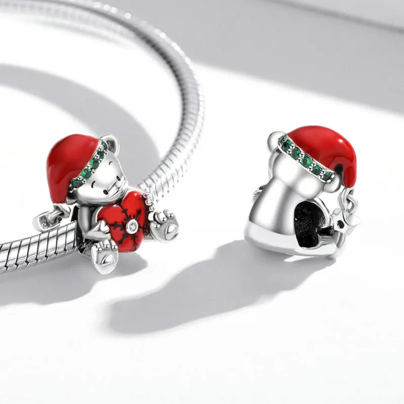 (kép) PANDORA Karácsonyi medve Charm - SCC2035 - Megtekintés 4