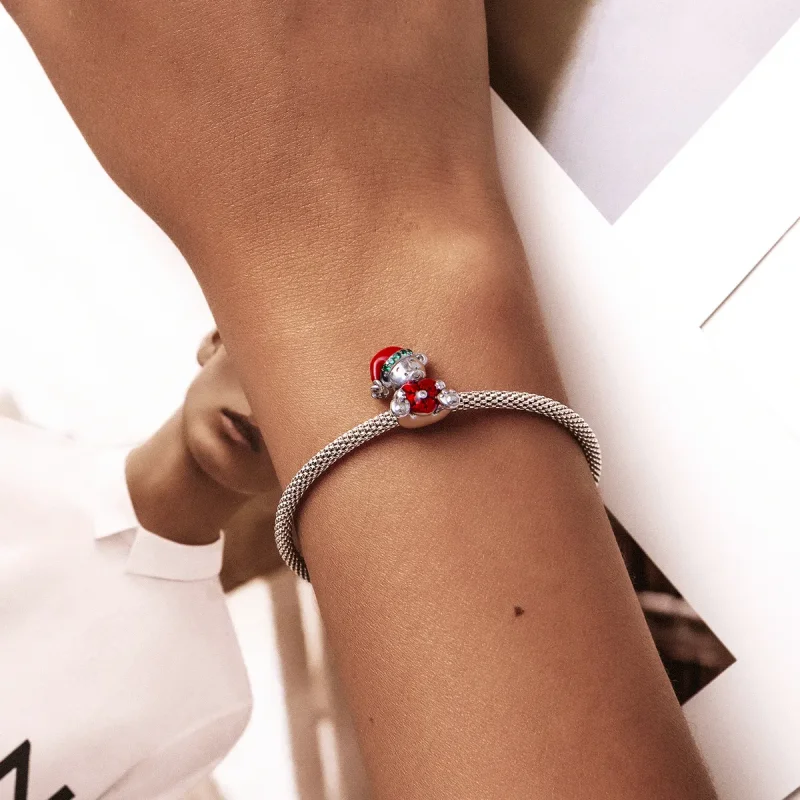 (kép) PANDORA Karácsonyi medve Charm - SCC2035 - Megtekintés 5