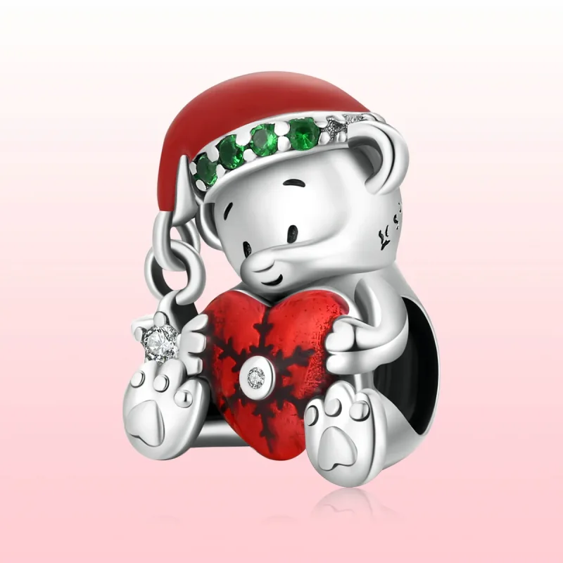 (kép) PANDORA Karácsonyi medve Charm - SCC2035 - Megtekintés 6