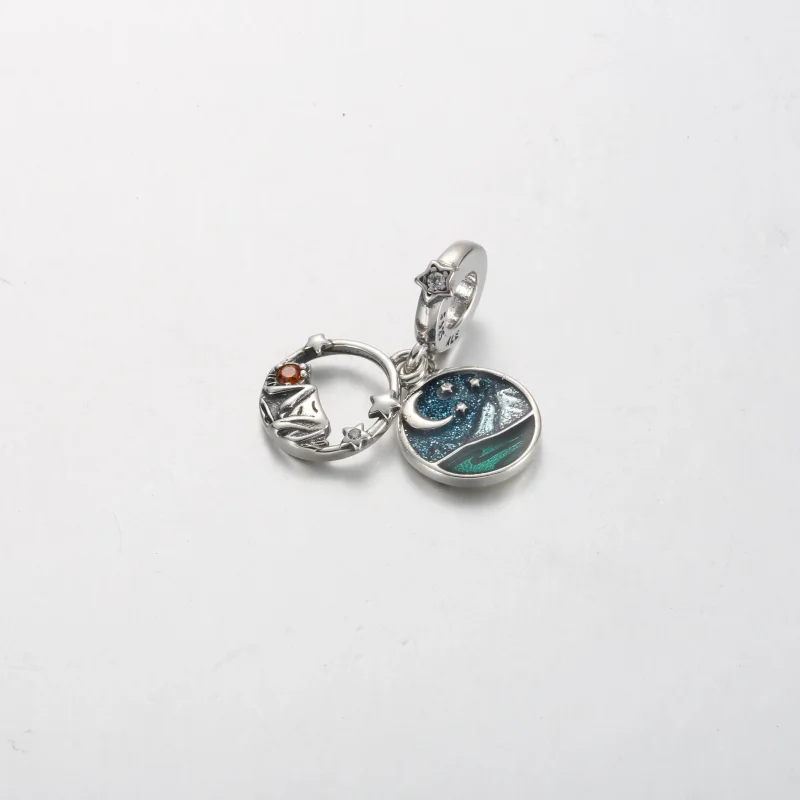 (kép) Pandora Kemping éjszakai égbolt dupla függő charm - 791686C01 - Megtekintés 2