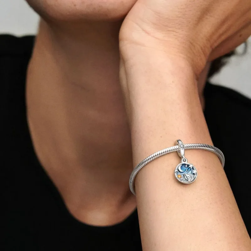 (kép) Pandora Kemping éjszakai égbolt dupla függő charm - 791686C01 - Megtekintés 5