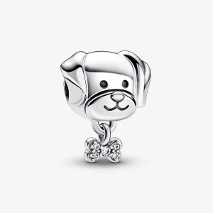 Pandora Kiskutya és csont charm - 792254C01 (kép) Pandora Kiskutya és csont charm - 792254C01