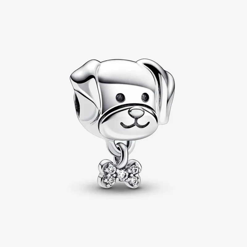 (kép) Pandora Kiskutya és csont charm - 792254C01