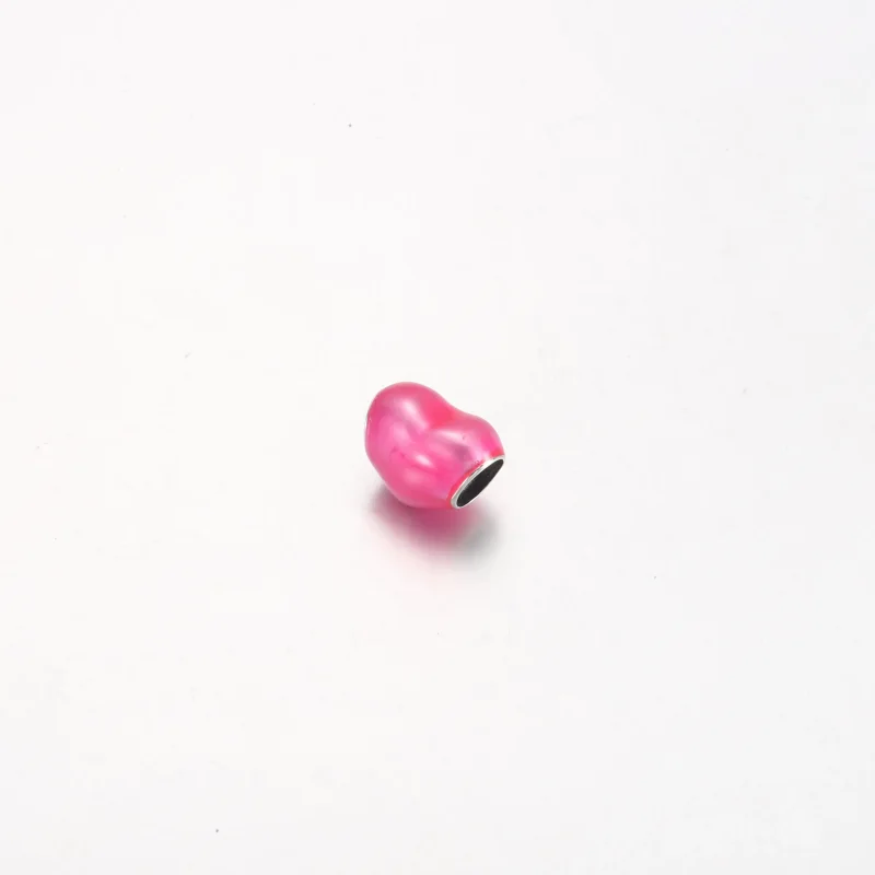 (kép) Pandora Metallic Pink Heart Charm - 799291C03 - Megtekintés 2