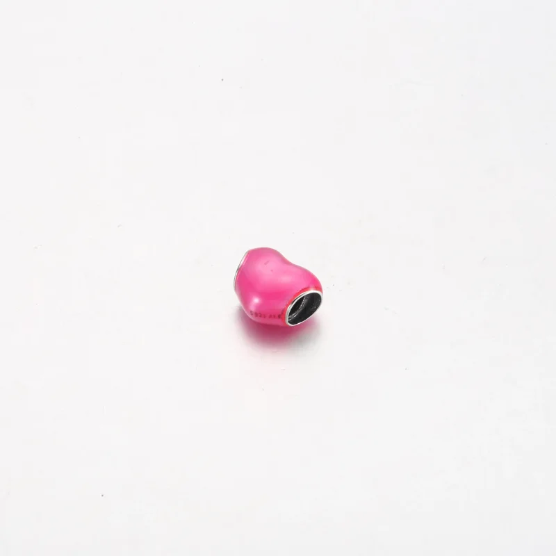 (kép) Pandora Metallic Pink Heart Charm - 799291C03 - Megtekintés 3